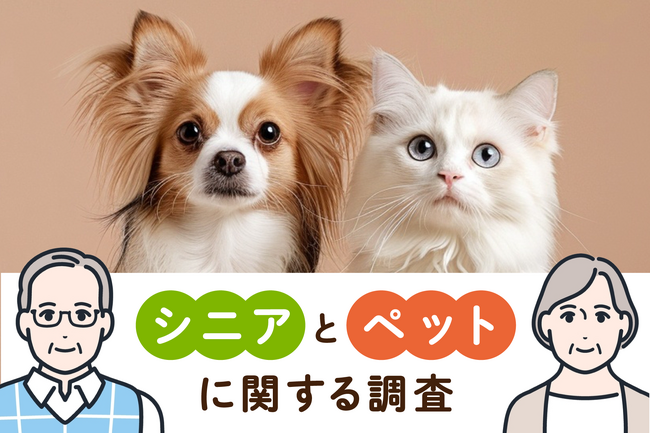 【ペットとの暮らしで得られる癒し】　シニアとペットに関する調査