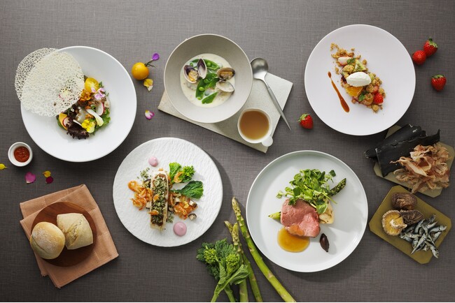 コートヤード・バイ・マリオット 新大阪ステーション 日本が誇る「和食のだし」×アメリカン料理＝和メリカン？! 春限定ディナー「DASHI MEETS AMERICANA」を発売