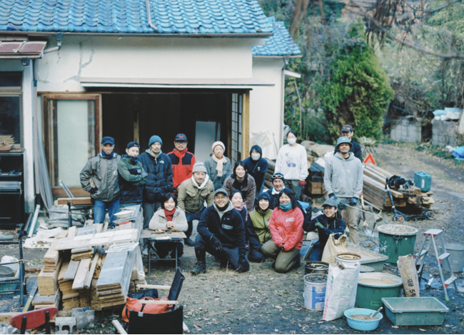 【解体される建物の家具や木材を再び活用】 “古物循環”と”オフグリッド”の拠点「山脈」を神戸市につくるクラウドファンディング実施中
