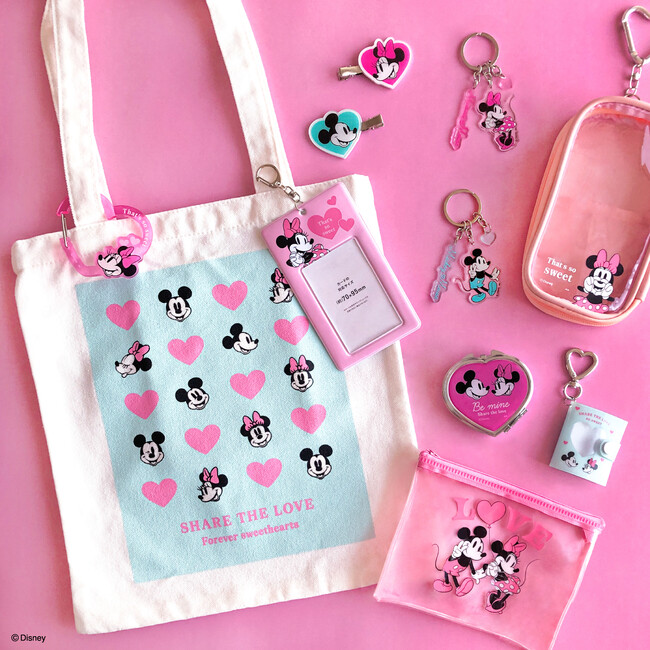 【キャンドゥ】ハートをテーマにしたピンクでキュートな「ミニーマウス」デザインが登場