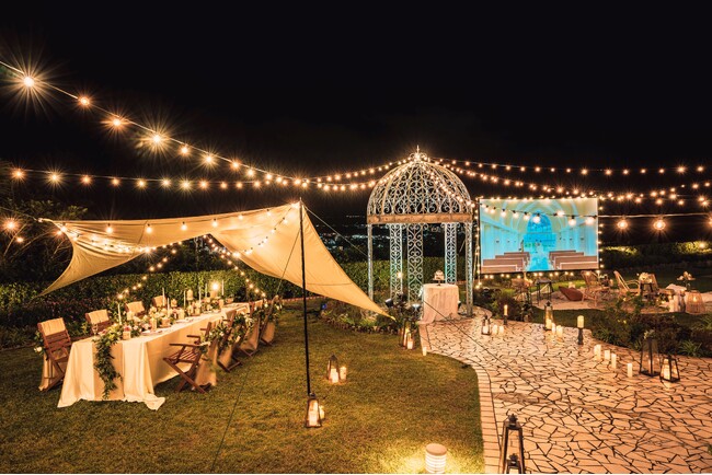 【沖縄初】エリスリーナ西原ヒルズガーデンより『グランピングウェディング』プラン登場！アウトドアの開放感を融合させた新しいウェディング、2025年4月より挙式開始