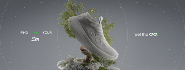 リカバリーフットウェアのリーディングブランドOOFOS(R)から快適性を超越したシューズ「OOmy Zen」を発売