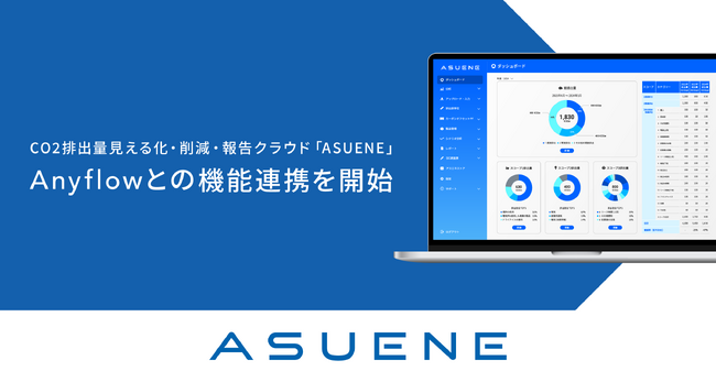 アスエネ、「Anyflow」とのAPI連携を開始