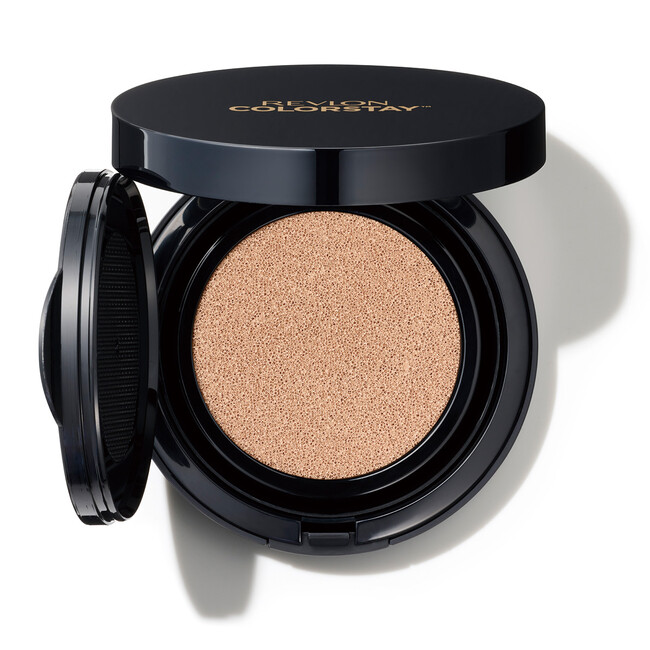 2025年2月25日（火）新発売。人気のカラーステイシリーズから待望の新クッションファンデーションが登場。無重力レベル*¹に、超密着*²。30時間つづく*³ 、朝のキメ肌。