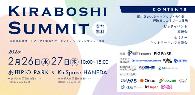 株式会社Urth、世界中からスタートアップと一般企業を集めたオープンイノベーションサミット「Kiraboshi Summit」に出展