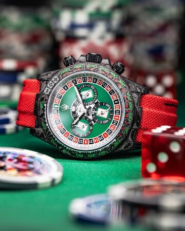 カスタム時計メーカー「DIW」から、カジノの魅力を映した「Lucky Player 41mm」が登場 - 世界限定7本