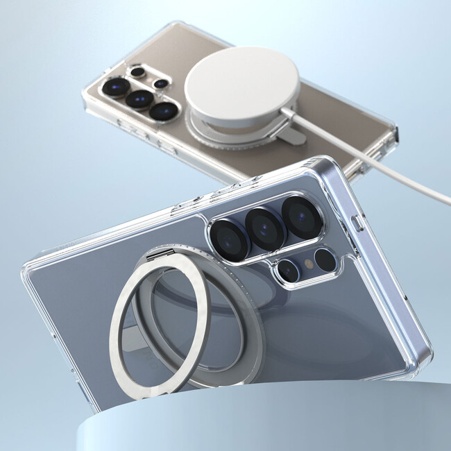 araree、Qi2・MagSafe対応の リングスタンド付き Samsung Galaxy S25 Ultra ケース「DUPLE M STAND」発売