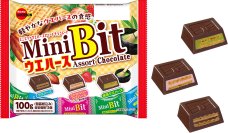 サクサクウエハースとチョコレートのとまらないおいしさブルボン、「100gミニビットウエハースアソート」を3月4日(火)に新発売！