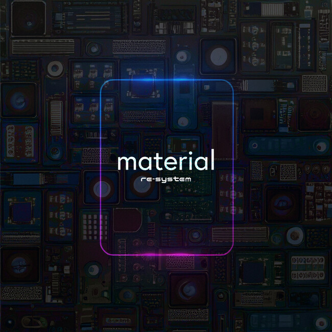 re-system、8th album「material」をリリース！DJ、ダンスミュージック、クラブミュージックなど全11曲を収録