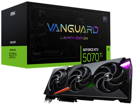 MSI、グラフィックスカード新製品のお知らせGeForce RTX 5070 Tiを搭載したオリジナルクーラーモデル3製品を発表