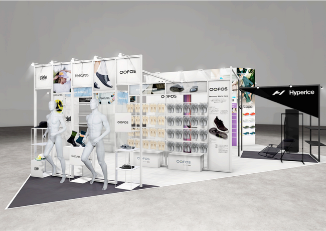 東京マラソンEXPO2025にてOOFOS(R)、Feetures(R)、Ciele Athletics(TM)、Hyperice(R)、Topo Athletic(R)、Body Glide(R)のランニングギアを展示・販売