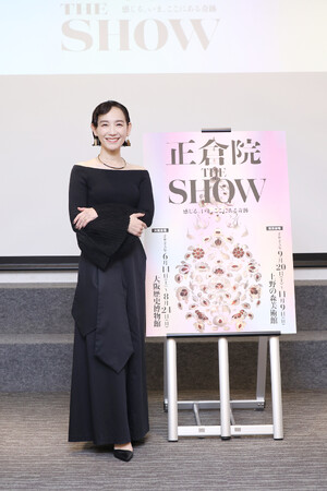 「ワクワクと緊張感でいっぱい！」篠原ともえさん、新作発表への意気込み語る！「正倉院 THE SHOW -感じる。いま、ここにある奇跡-」記者発表会に来場！
