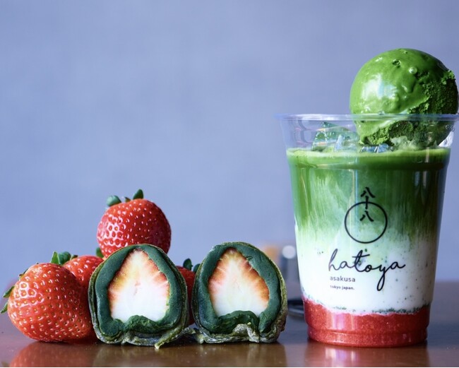 【濃厚抹茶で包む】渋谷109に抹茶苺大福が8日間限定で初登場