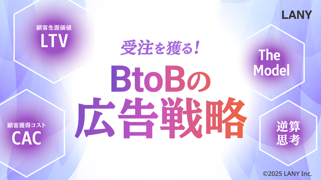 刈り取りではない！BtoBマーケティングで受注を獲る広告戦略 ～The Modelを活かした逆算思考とLTV/CACの考え方～を無料公開（全45ページ）