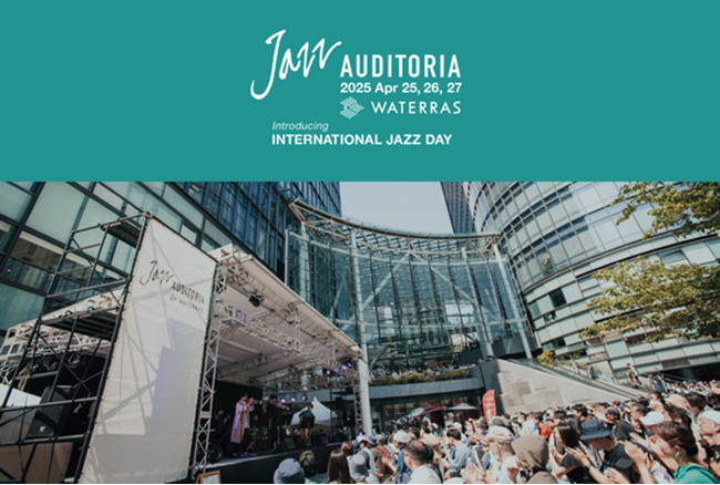 親子で楽しむ無料ジャズ・イベント『JAZZ AUDITORIA 2025 in WATERRAS』今年も野外開催！