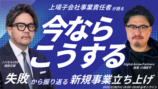 TWOSTONE&SonsグループDigital Arrow Partnersと、ラクスルグループのノバセルによる共催ウェビナーを開催