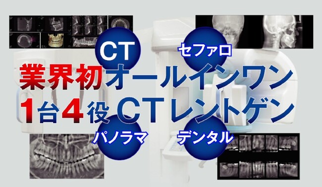 業界初!4in1(オールインワン)歯科用X線CT装置「PanoACT 3D Upgrade」の取扱開始。