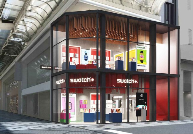 「スウォッチストア心斎橋」店舗移転オープン!新たな魅力を発信