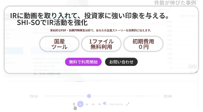 資金調達がうまくいかない？～PDFで動画＆計測＆操作レコーディング機能で投資家とのコミュニケーションの最先端技術～