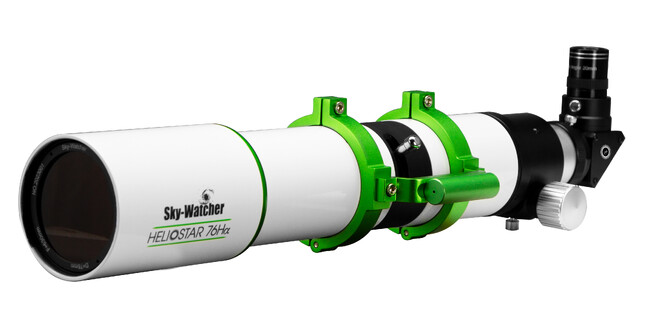 迫力ある太陽像が楽しめる太陽望遠鏡、Sky-Watcher「ヘリオスター76Hα」発売
