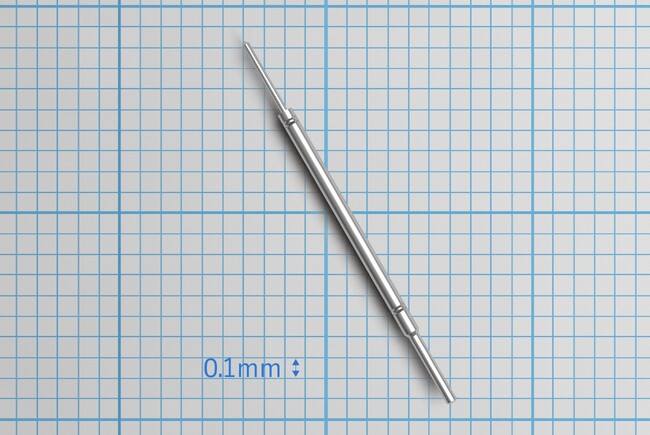 ヨコオ、世界最小の100μmピッチ半導体検査用プローブを開発