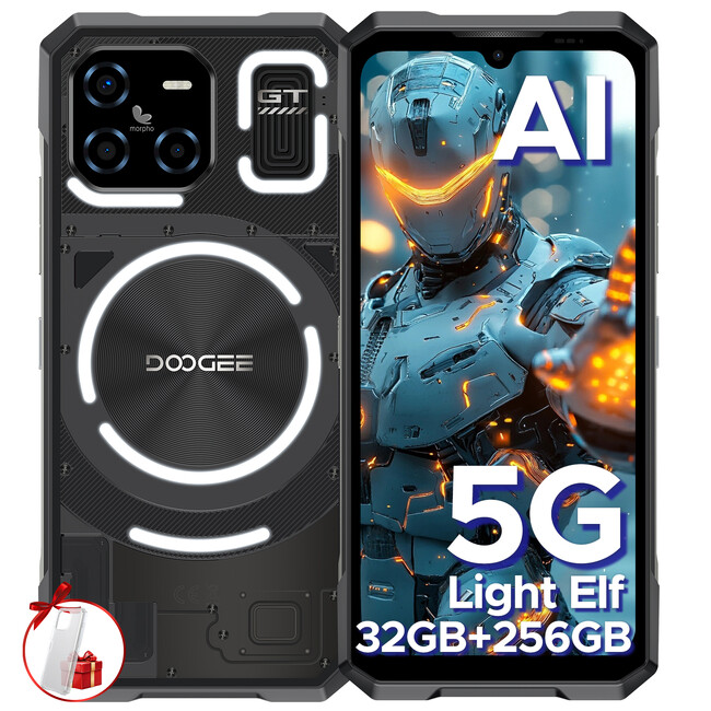 DOOGEE、背面LEDイルミネーション搭載のタフネススマートフォン「DOOGEE Blade GT」5Gスマホを発表、楽天市場で37900円発売開始！