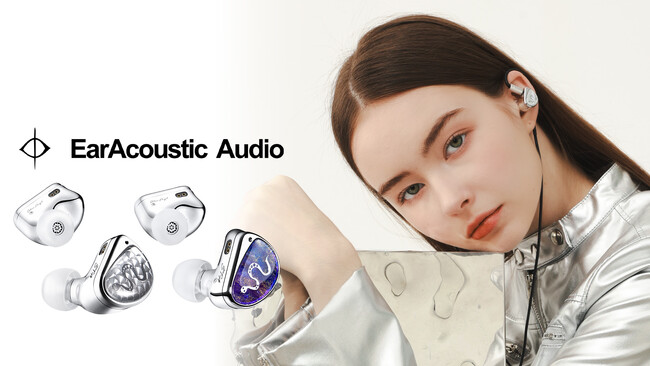 「EarAcoustic Audio」から、美しい銀色の筐体にデュアルダイナミック型ドライバーを搭載したイヤホン、Silver Angel STAシリーズがリリース