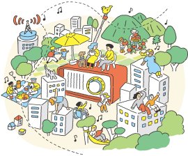 「明日への伝言板」メインビジュアル 「明日への伝言板」メインビジュアル