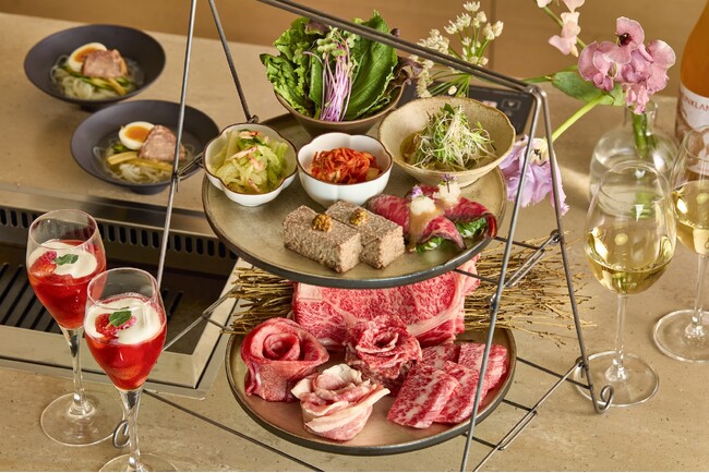 「やきにく 山笑ふ」から春限定！3種の肉ブーケで楽しむ新感覚アフタヌーンティー「春の肉タヌーンティー」が登場！抽選5組10名様に無料でご招待キャンペーンも