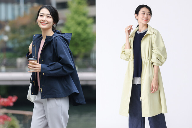 防汚撥水機能付きで汚れや雨が気にならない！シンプルなデザインでシーンレスに活躍する春アウターが登場