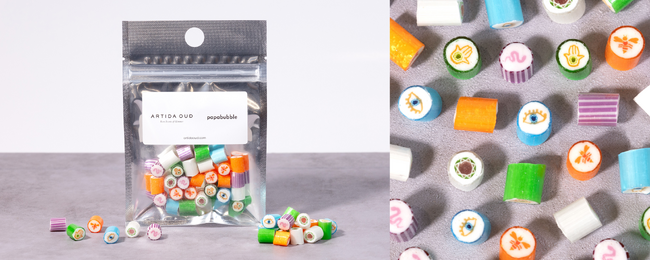 ジュエリーブランド「ARTIDA OUD（アルティーダ ウード）」との コラボレーションキャンディをパパブブレ全店舗にて3月6日（木）より発売