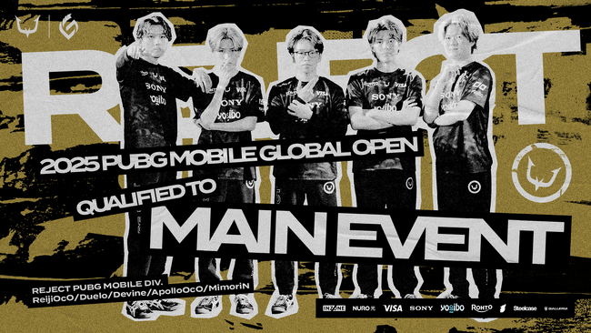 「2025 PUBG MOBILE GLOBAL OPEN 日本予選」優勝！世界大会二連覇を目指し、ウズベキスタンで開催される「2025 PUBG MOBILE GLOBAL OPEN 」に出場決定！