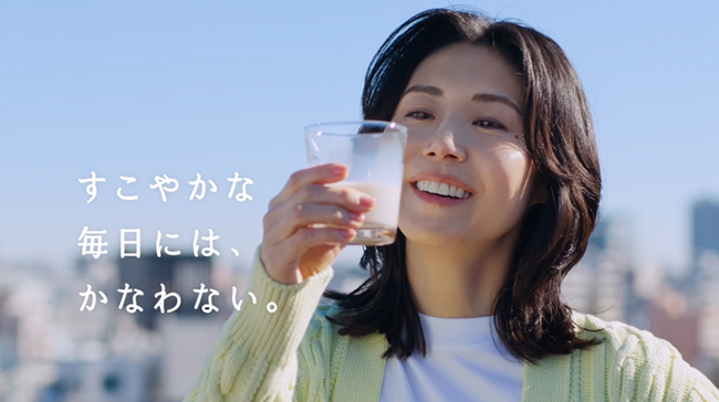 ～頼んだぞ、アーモンド効果～　新CMキャラクターに松嶋菜々子さんが登場。　「すこやかな毎日には、かなわない。」「アーモンド効果」で毎日をすこやかに過ごす姿に注目！