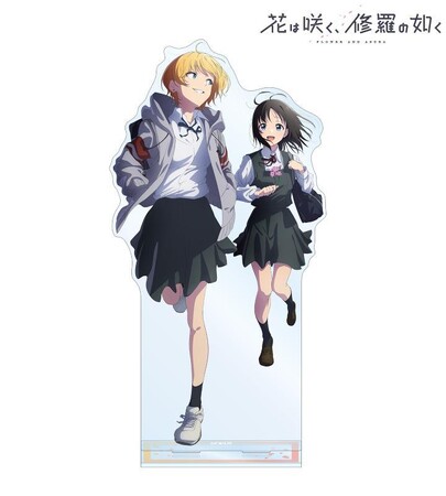 『花は咲く、修羅の如く』の春山花奈&薄頼瑞希 特大アクリルスタンド、A6アクリルパネルの受注を開始！！アニメ・漫画のオリジナルグッズを販売する「AMNIBUS」にて