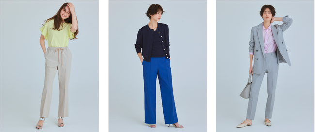 プラステの美脚パンツ「PLUS STYLE」に新シルエットが登場！春夏の人気No.1を誇るリネンブレンドシリーズが3月3日より販売開始