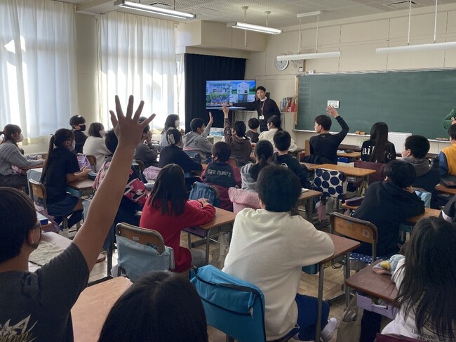無印良品の家 家づくり体験出前授業 武蔵村山市立第十小学校児童80名を対象に実施