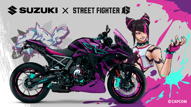 スズキ×『ストリートファイター6』コラボバイクの展示が決定!