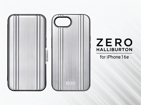 【ZERO HALLIBURTON×UNiCASE】Apple最新機種iPhone16e対応の手帳型ケース・背面型ケース販売開始