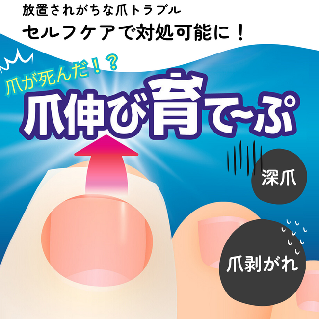 自社サイトと店舗で販売可能！『爪伸び育て～ぷ』の事業者様向け大量購入割引の取引開始（2025年3月15日開始予定）
