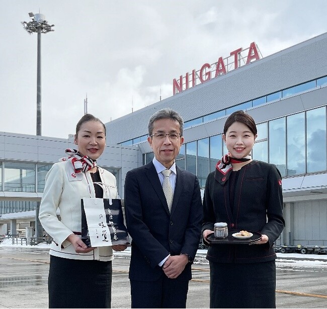 新潟加島屋の「焼きぶりの白醤油漬」が国際線JALファーストクラス機内食に採用されました!