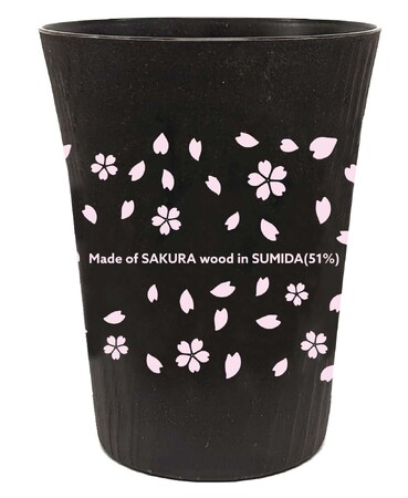 墨田区と共創し、隅田公園の桜を使ったリユースカップを開発