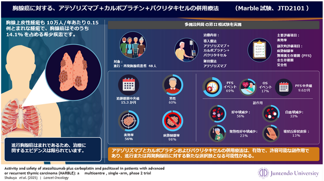 進行・再発胸腺癌に対する新たな標準治療の可能性