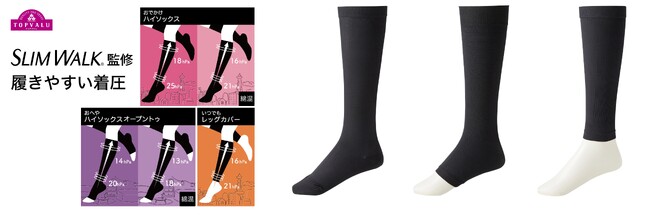 トップバリュ×SLIM WALK(R)監修着圧ソックスを３月８日新発売