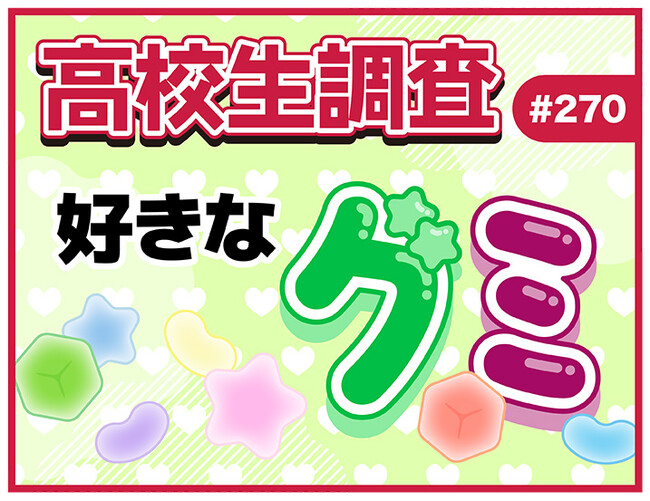 3月9日は裏グミの日！ 高校生が好きなグミランキング【高校生調査】