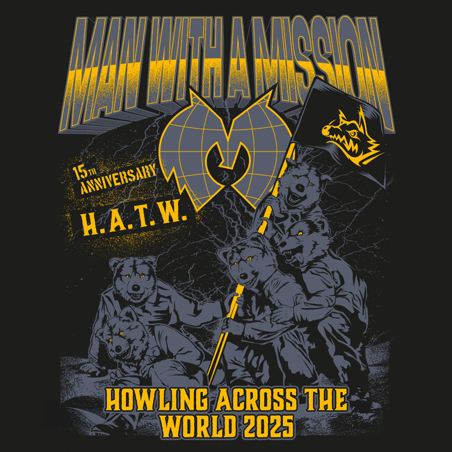 “MAN WITH A MISSION”今秋UK/EU TOUR 2025「HOWLING ACROSS THE WORLD」開催決定！