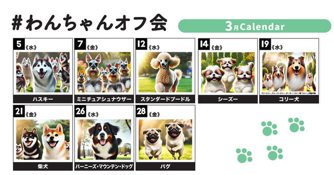 日本全国からわんこが集まる!WHATAWONの『わんちゃんオフ会』