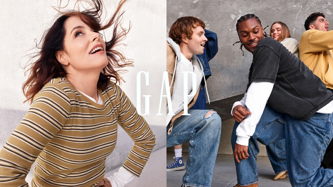 Gap、心地よさと自信を持つことを称えるSpring 2025グローバルキャンペーン「Feels like Gap.」を3月5日にローンチ