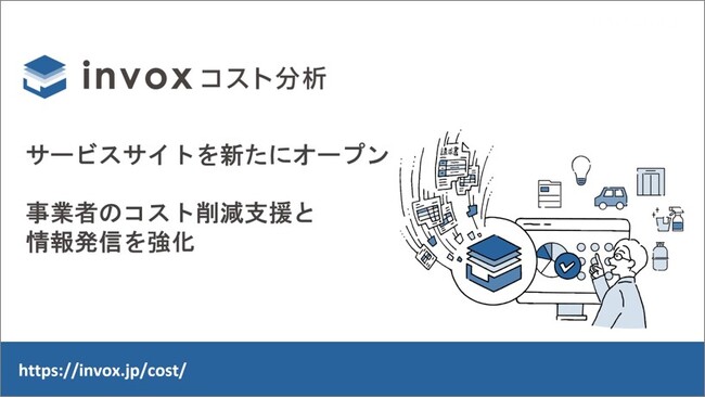 「手間なし」「リスクなし」で間接コストを分析・削減するinvoxコスト分析のサービスサイトを公開