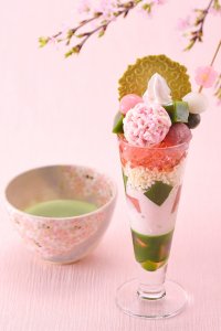 春爛漫の抹茶パフェが登場　京都・伊藤久右衛門「さくら抹茶パフェ」3月6日より提供開始