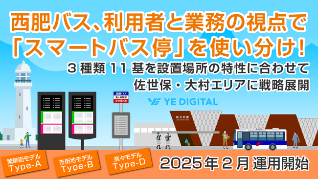 西肥バス、利用者と業務の視点で「スマートバス停」を使い分け!